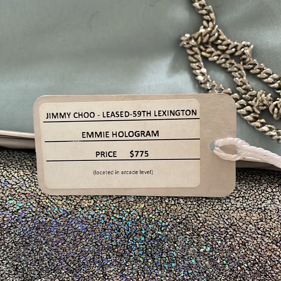 Jimmy Choo
Emmie Glitter Leather Clutch Bag - Picture 12 of 12